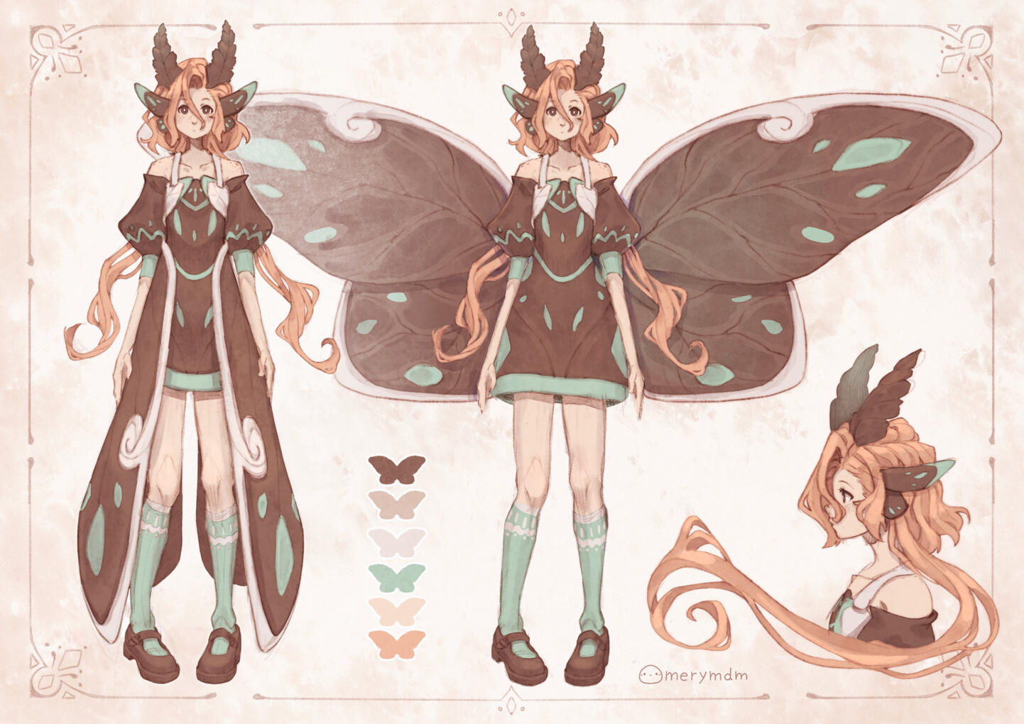 Price: 60€ (colored sketch character design sheet)
